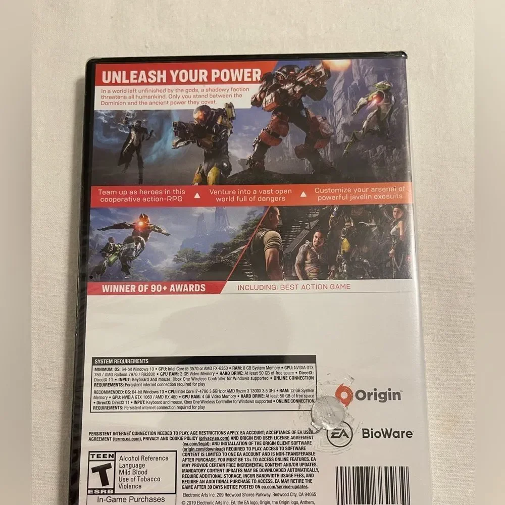 ‎Anthem Bioware PC Game